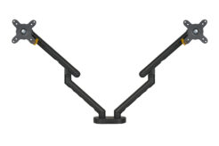 BakkerElkhuizen BE Flexible Dual 88,9 cm (35") Bureau Zwart