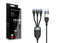 Conceptronic ETTA05B15 USB-kabel USB 2.0 1,5 m USB C USB C/Micro-USB B/Lightning 0,48 Gbit/s 60 W Zwart - Afbeelding 3