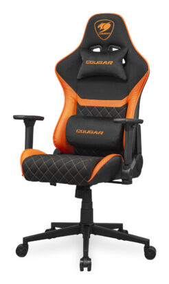COUGAR CGR-A2F Universele gamestoel Gestoffeerde gevoerde zitting Zwart, Oranje - Afbeelding 4