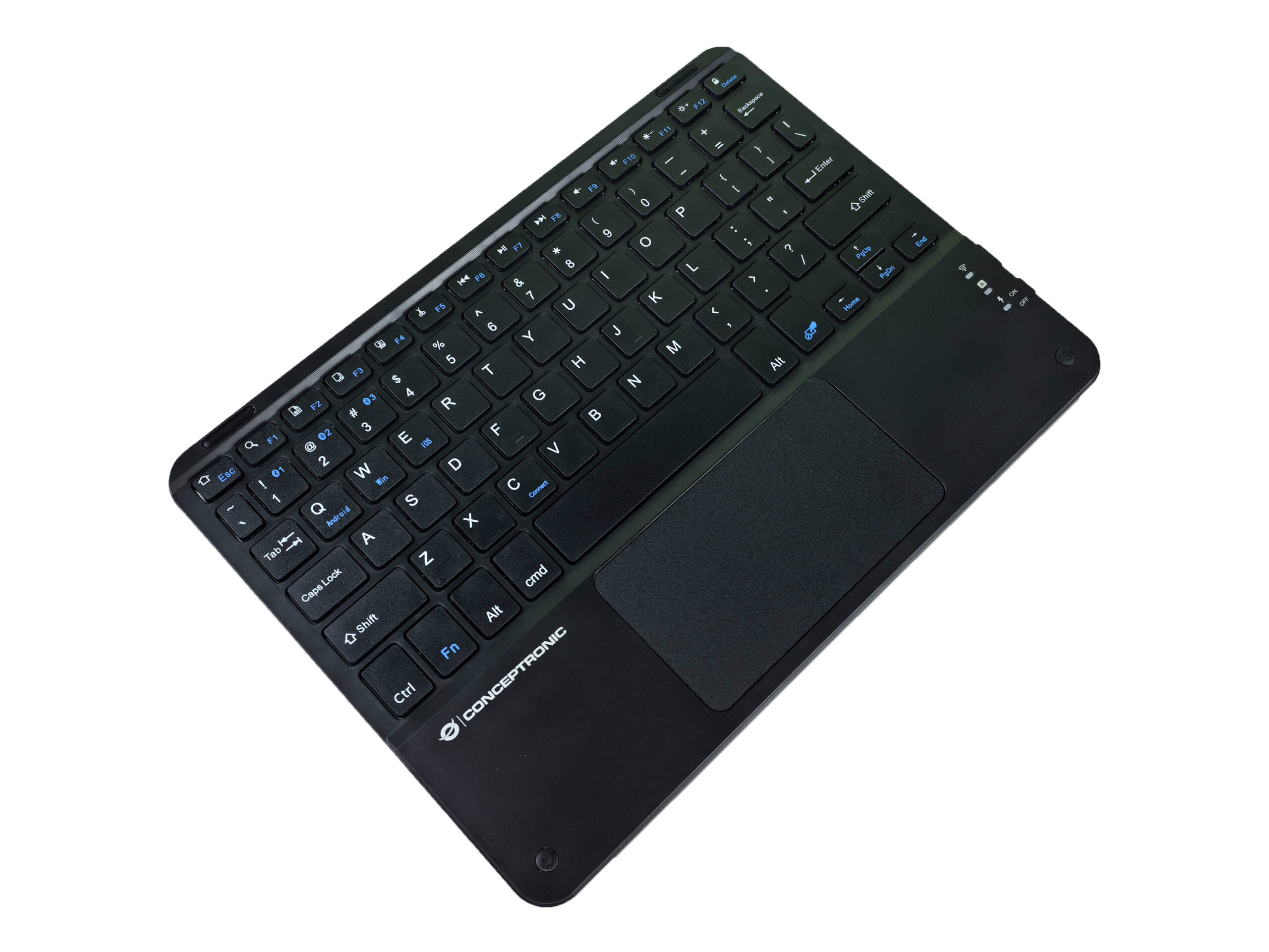 Conceptronic TOBIN01BUS toetsenbord Universeel Bluetooth QWERTY Amerikaans Engels Zwart - Afbeelding 3