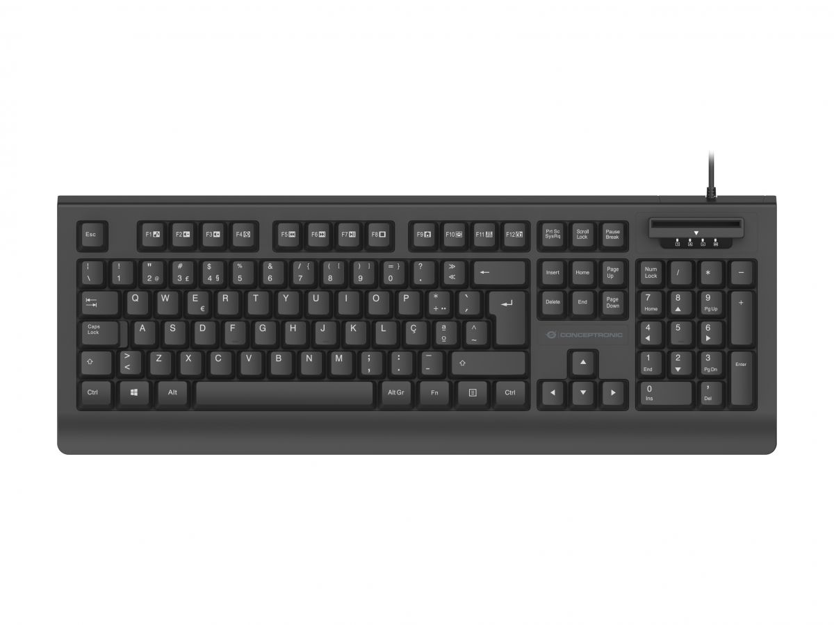 Conceptronic KAYNE01ES toetsenbord Kantoor USB QWERTY Spaans Zwart