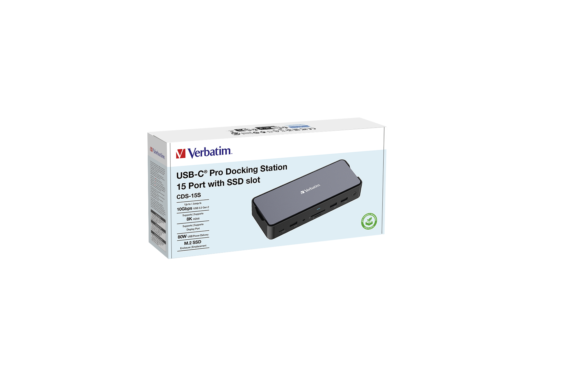 Verbatim USB-C Pro docking station CDS-15S: 15 poorten met SSD-sleuf - Afbeelding 5