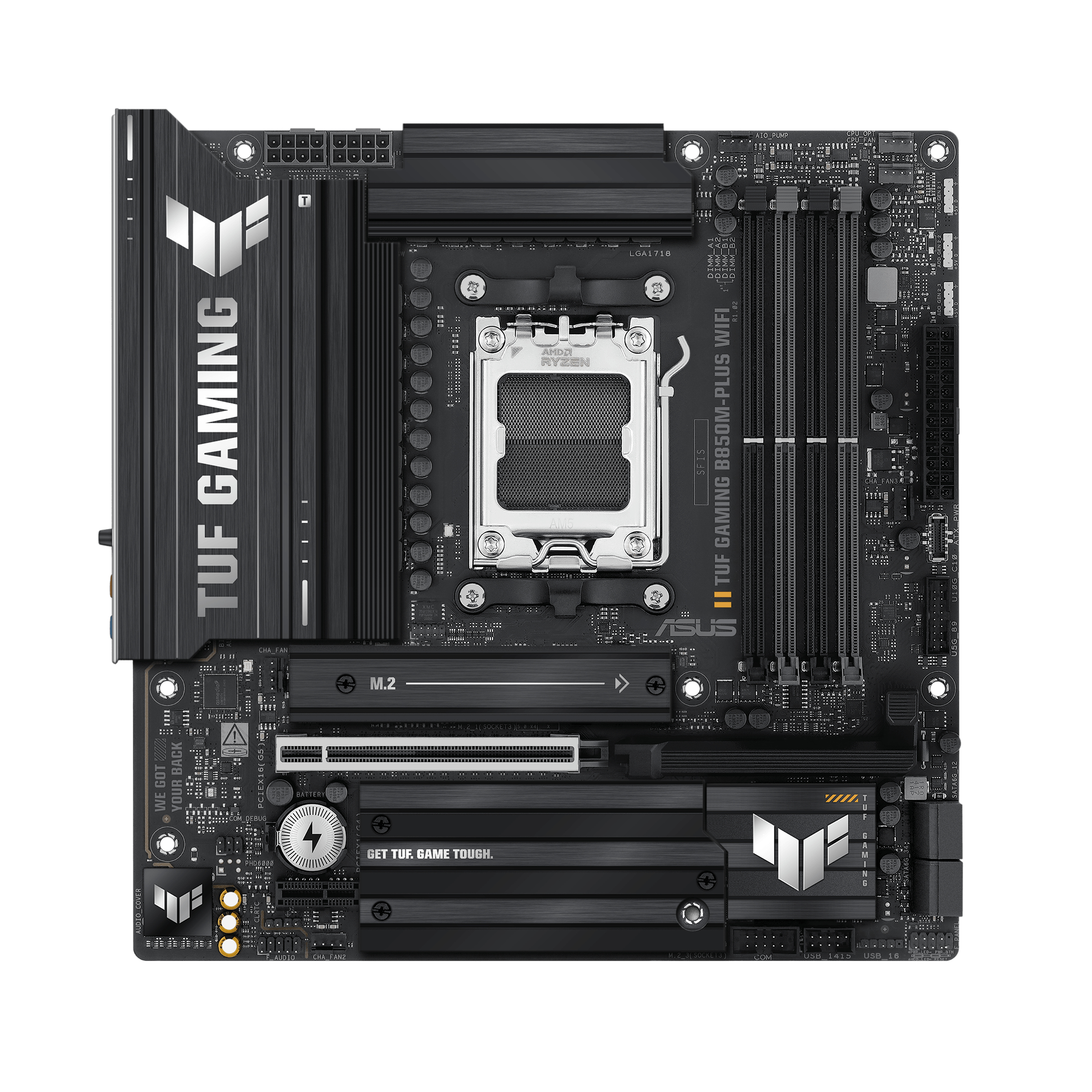 ASUS TUF GAMING B850M-PLUS WIFI AMD B850 Socket AM5 micro ATX - Afbeelding 3