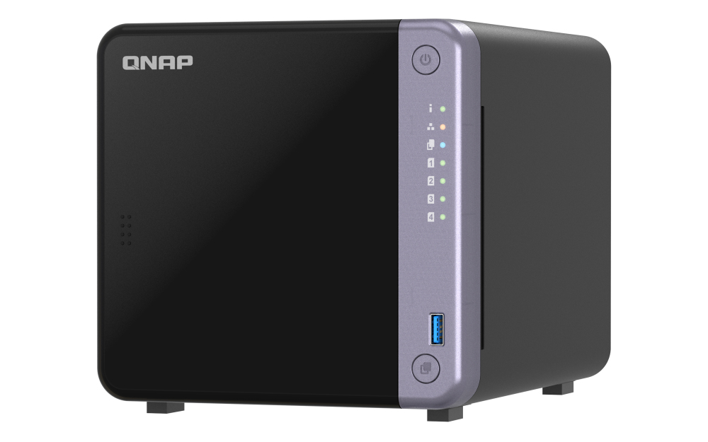 QNAP TS-432X-4G data-opslag-server NAS Tower Alpine Alpine AL-524 4 GB DDR4 QNAP QTS Zwart - Afbeelding 2