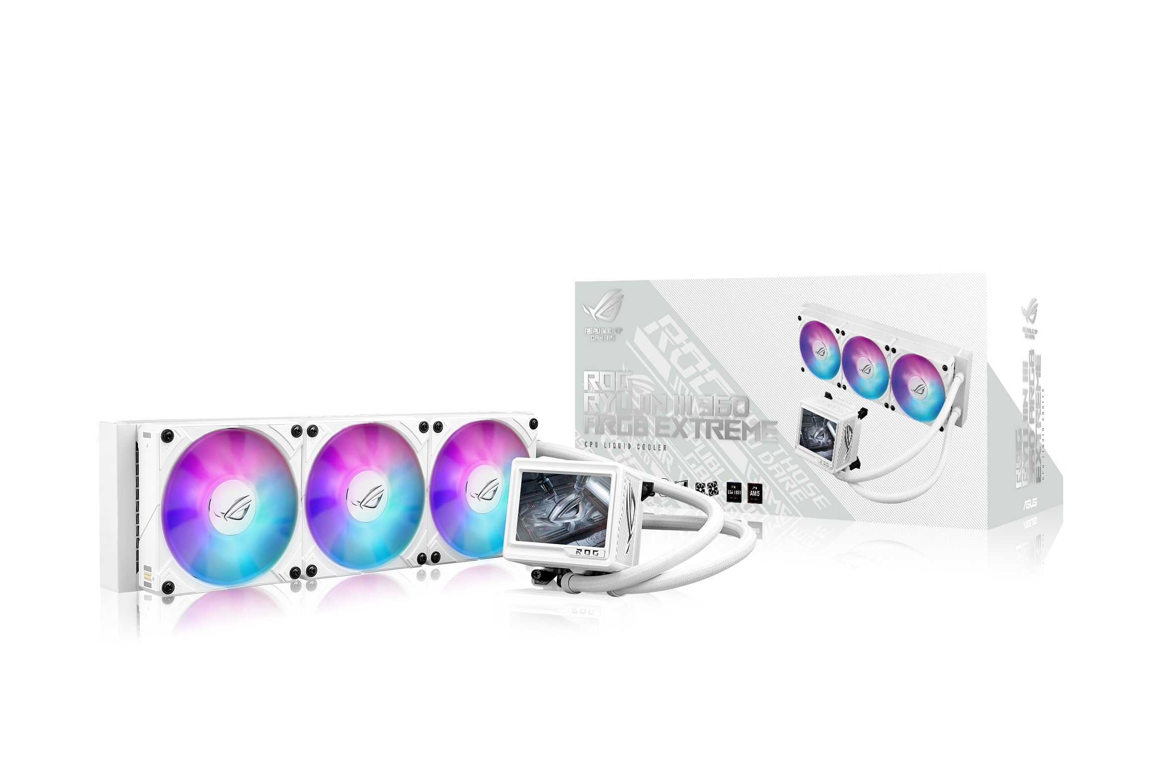 ASUS ROG RYUJIN III 360 ARGB EXTREME WHT Processor Alles-in-één vloeistofkoeler 12 cm Wit 1 stuk(s) - Afbeelding 20