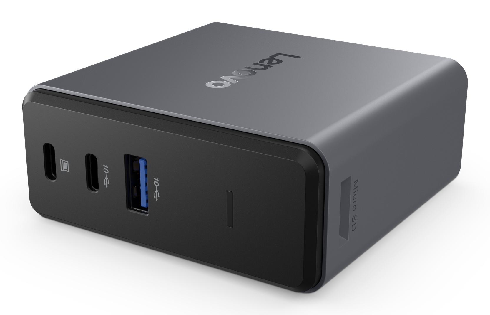 Lenovo X9 Charging GaN Dock Bedraad USB 3.2 Gen 2 (3.1 Gen 2) Type-C Grijs - Afbeelding 6