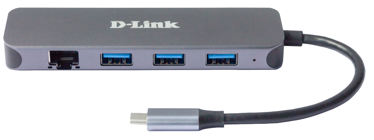 D-Link 5-in-1 USB-C Hub met Gigabit Ethernet/Stroomvoorziening DUB-2334 - Afbeelding 3