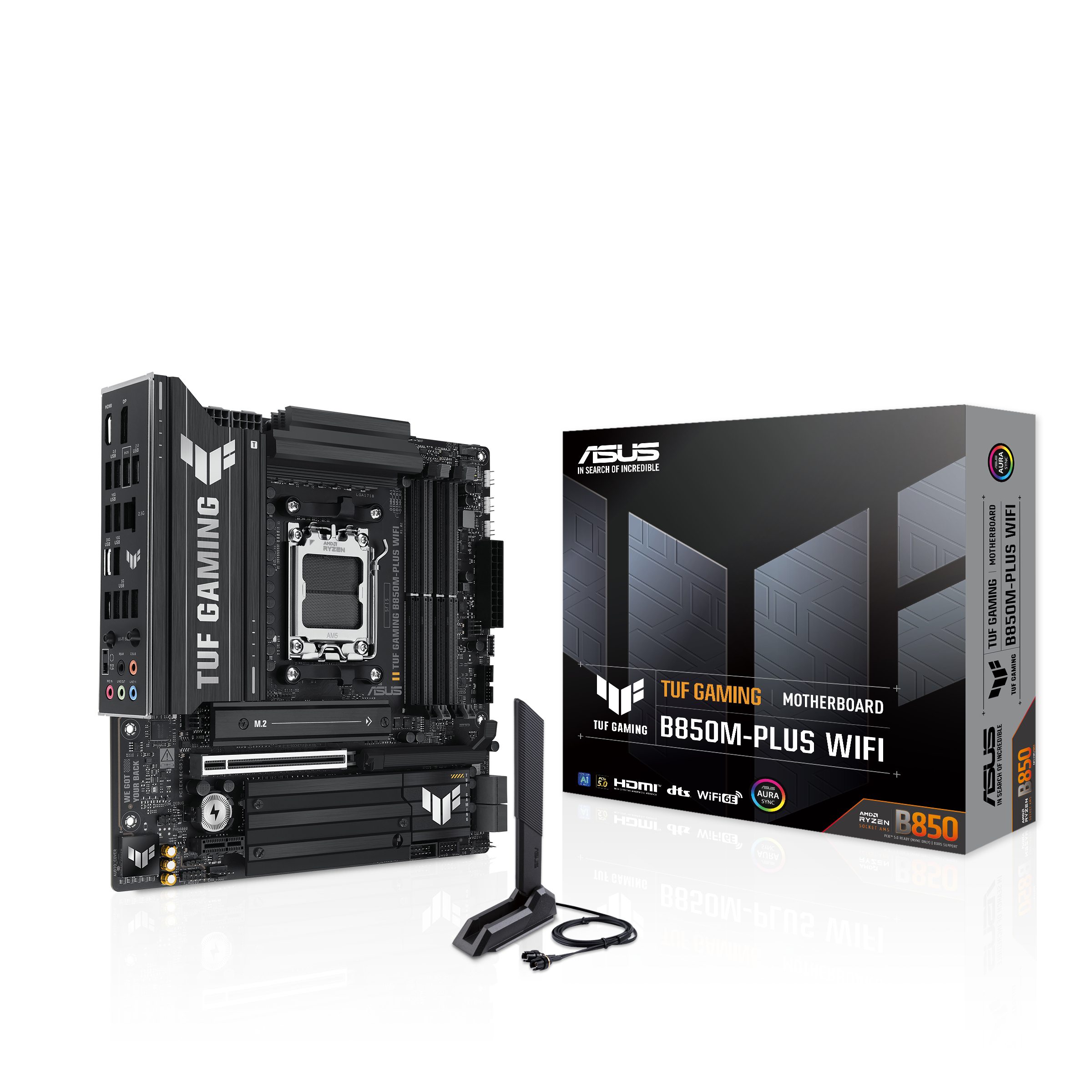 ASUS TUF GAMING B850M-PLUS WIFI AMD B850 Socket AM5 micro ATX - Afbeelding 12