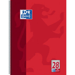 Oxford collegeblok A4+220x295mm 80 Bl. Kariert Rand L+R