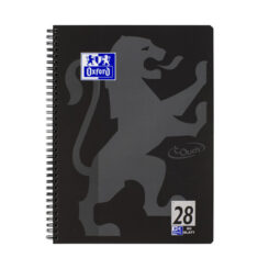 Oxford collegeblok A4+ L.28 zwart