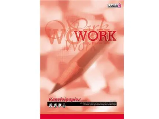 LANDRE Kanzleipapier Office A3/A4 gefalzt 80 g/qm 250Stk