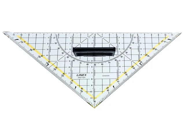 LINEX 2621GH Geometrie-Dreieck Hypotenusenlänge: 225 mm