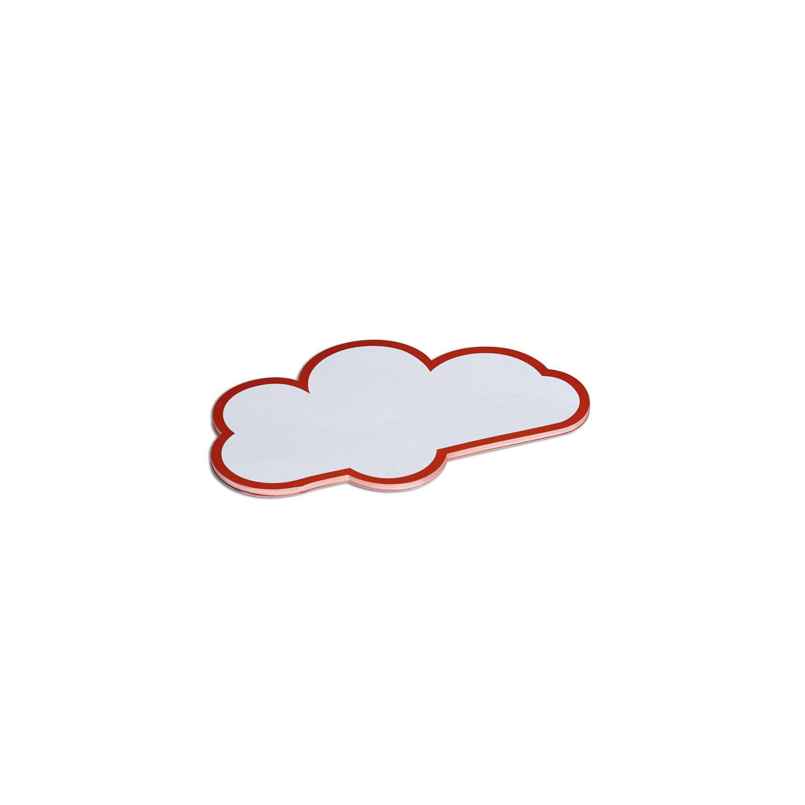 MAUL Moderationskarten Wolke, 14 x 23 cm, 20 St./Pack weiß