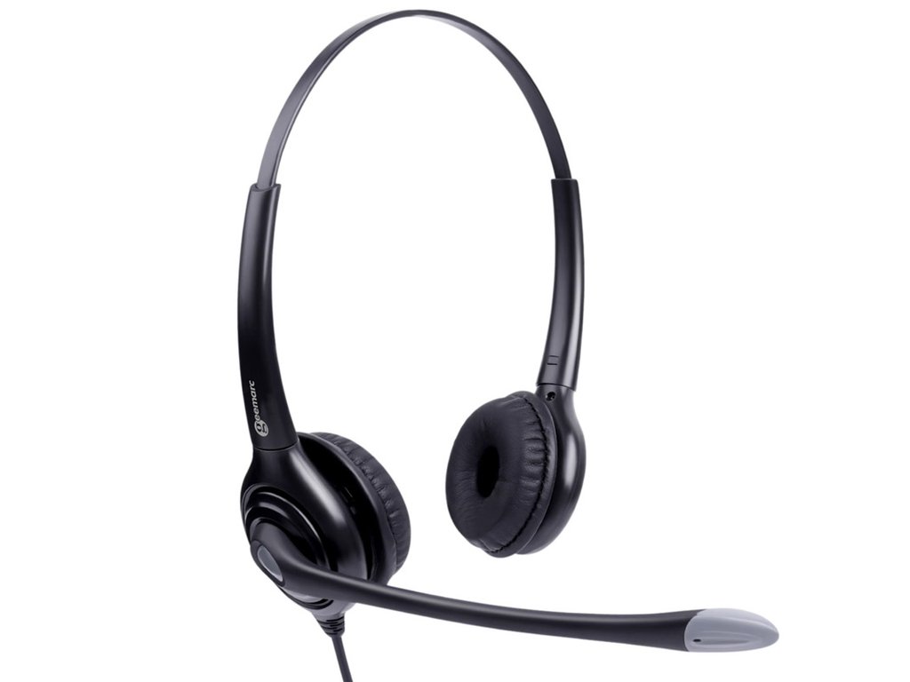 Geemarc CLA3 USB-A-Koptelefoon + microfoon, Hörgerätekompatibel