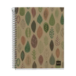 MAUL ECO Design NB4 ECOLEAVES Recycle A5 SQU 80g farbig (pallet zending)