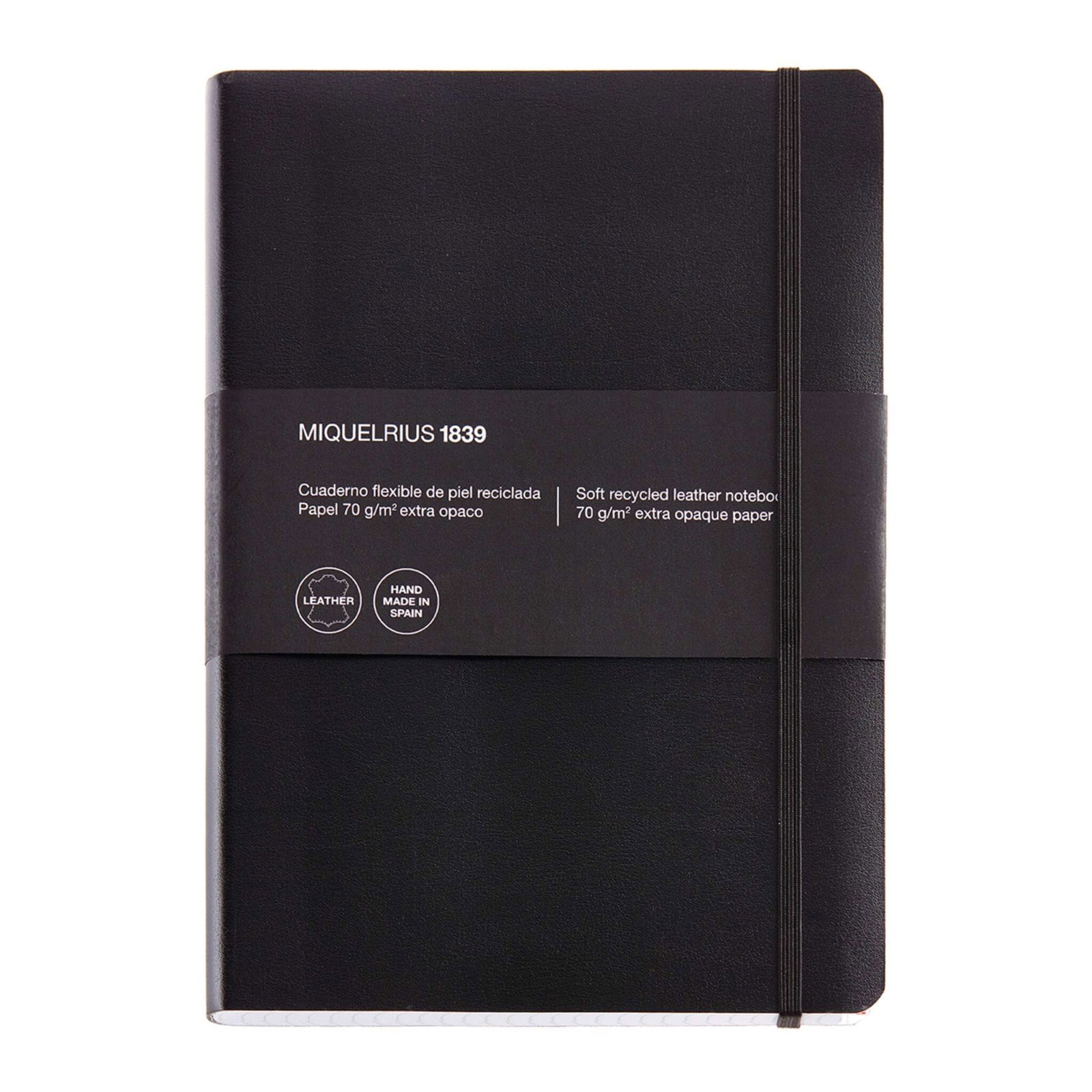 MAUL LEATHER1839 schrift 152X210 SQU 5mm, 300 Bl. (pallet zending)