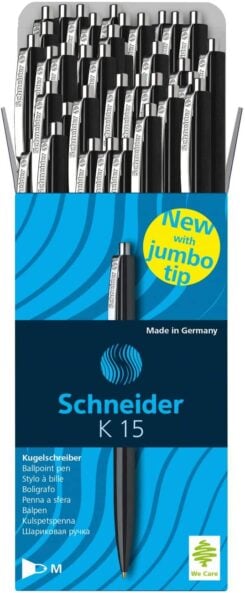 Schneider Balpen K 15 zwart Schreibfarbe 50 Stk.