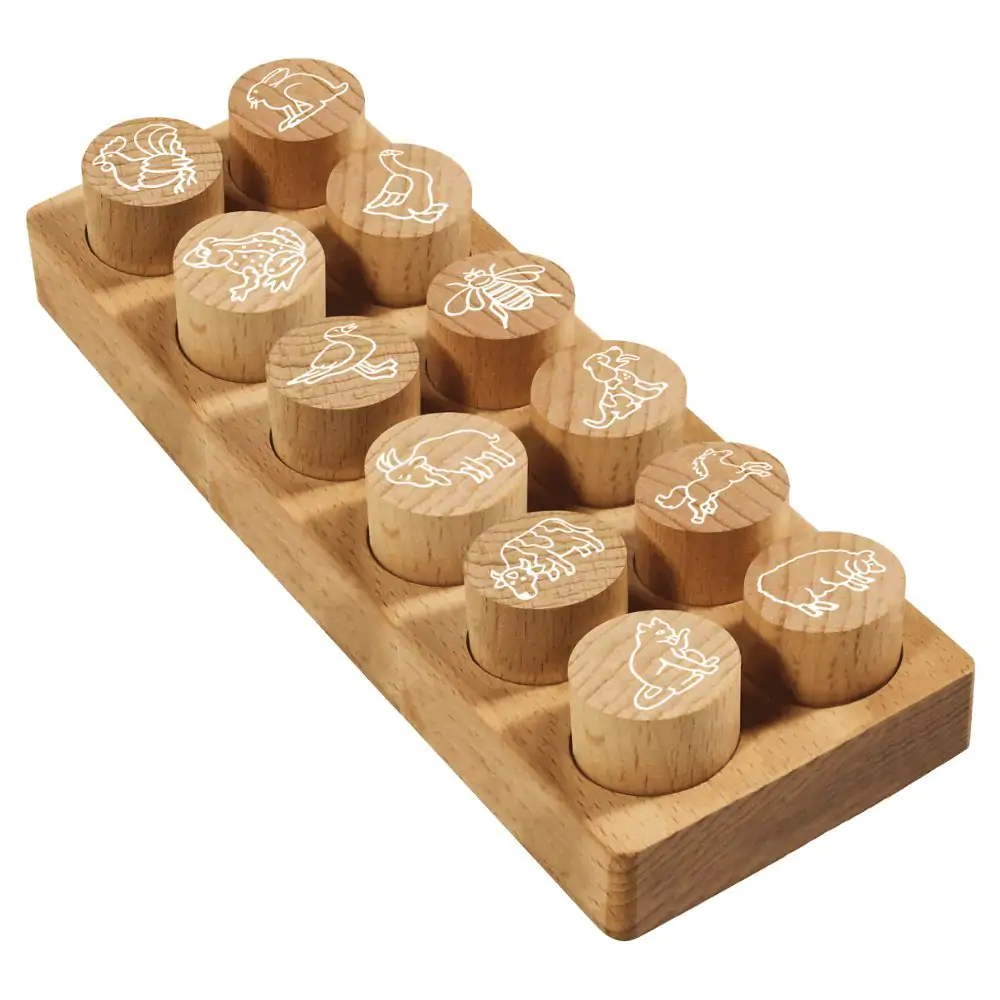 COLOP WOODIES Stempel-Set farm Animation retail