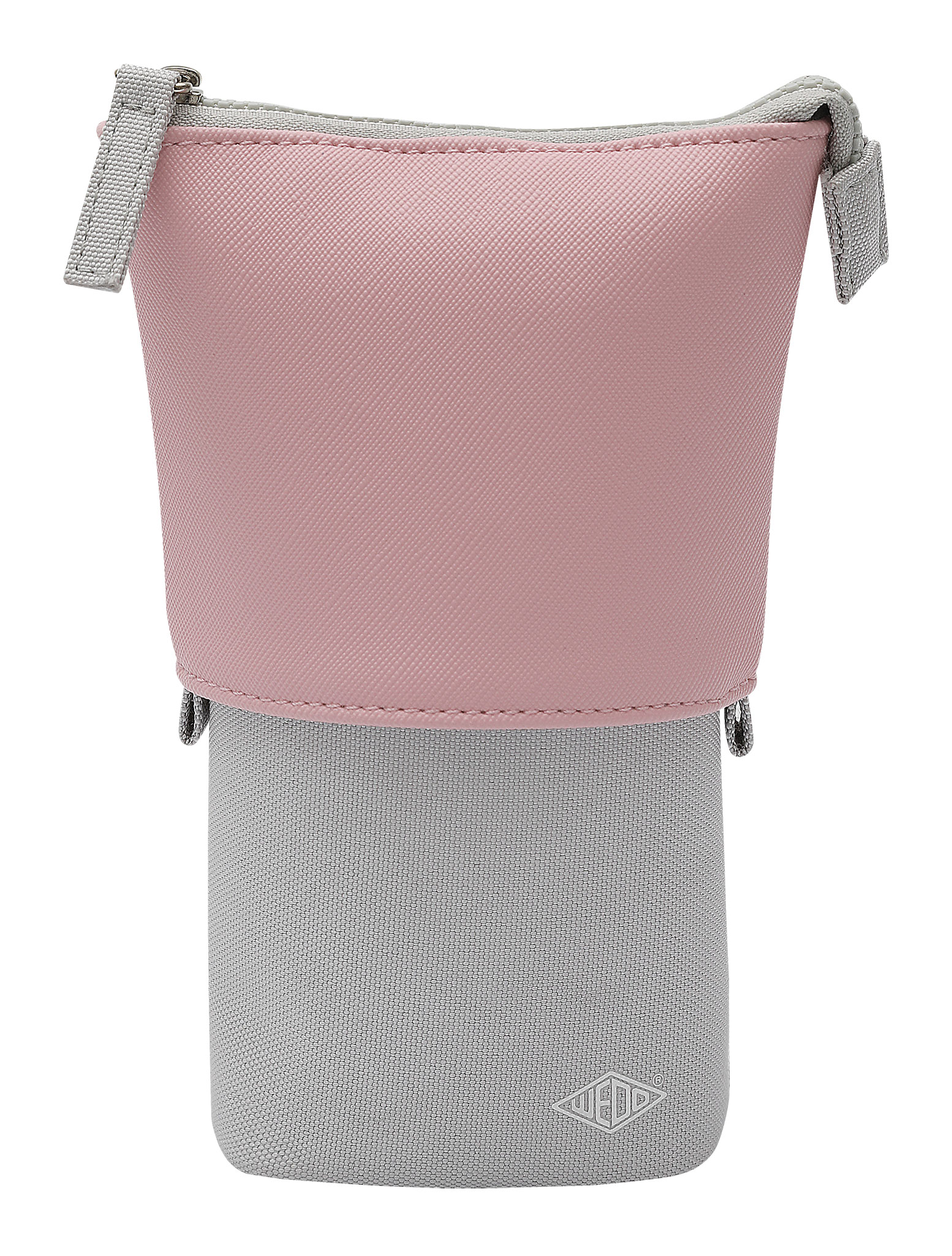 WEDO Schulmäppchen my Butler 2 in 1 pflegeleichtes rosa/grau