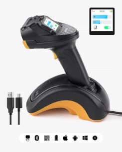 inateck Barcodescanner Pro 8 black [Pro 8_black]
