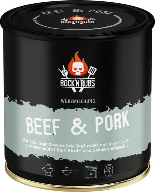ROCK N RUBS Ultimative Würze - Beef & Pork 140g MHD 02/28