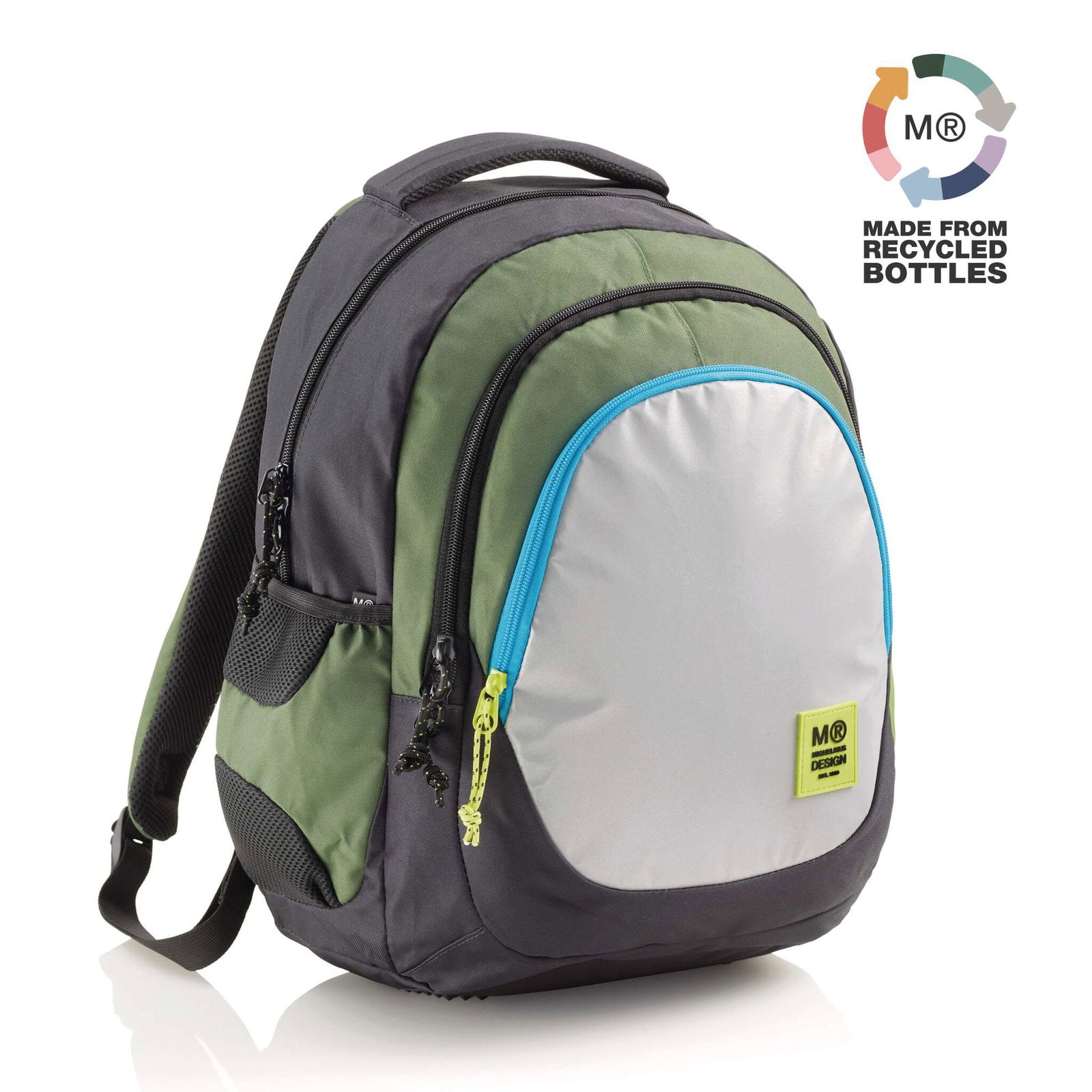 Miquelrius Rucksack Triple Berlin Recy 30l 3 Fächern grün
