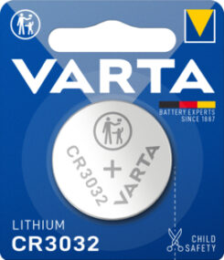 Varta Batterie Knopfzelle CR3032 3V  5500mAh Lithium  1St.