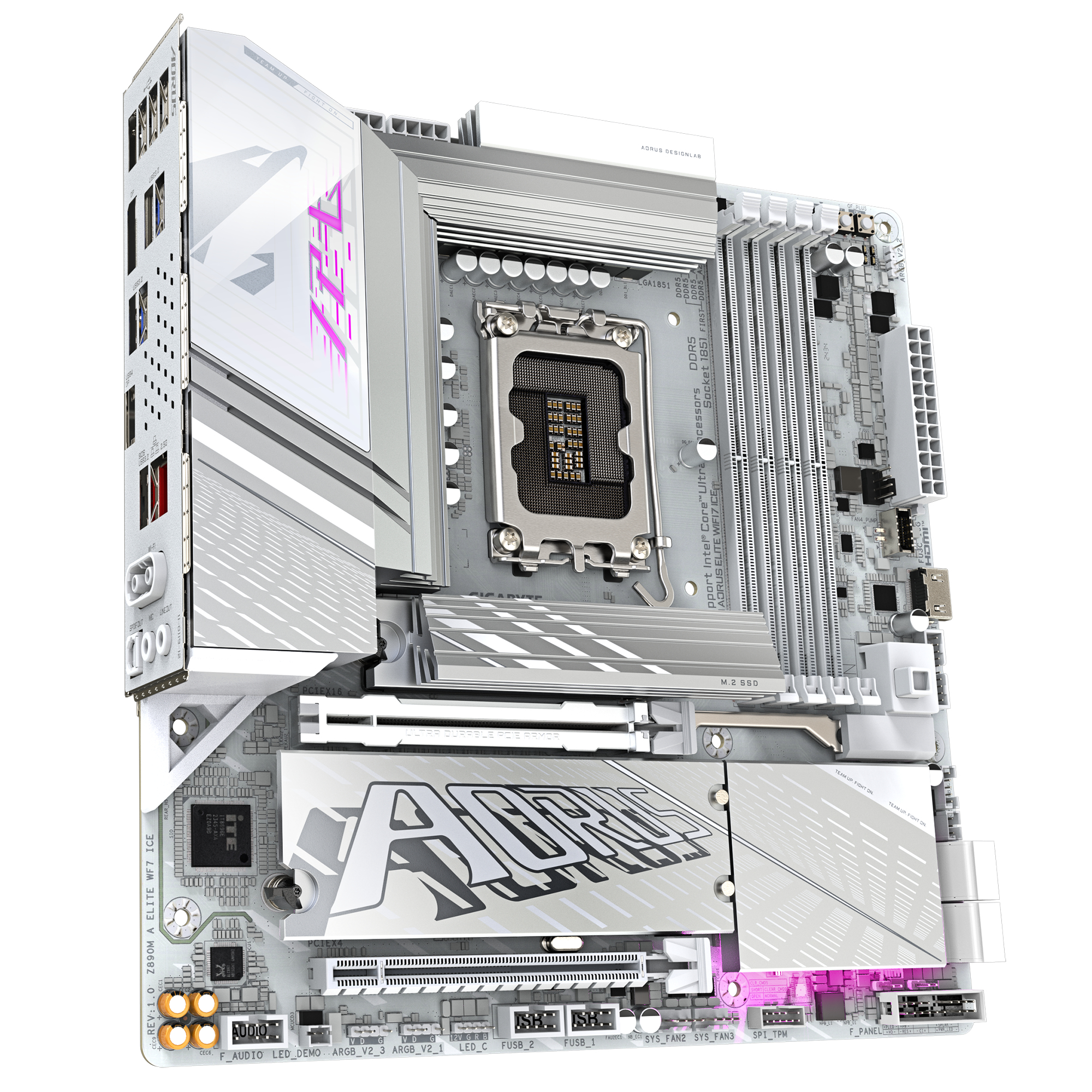 GIGABYTE Z890M AORUS ELITE WIFI7 ICE Intel Z890 LGA 1851 (Socket V1) ATX - Afbeelding 4