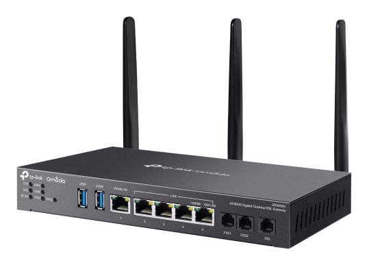 TP-Link Omada AX3000 draadloze router Gigabit Ethernet Dual-band (2.4 GHz / 5 GHz) Zwart - Afbeelding 4
