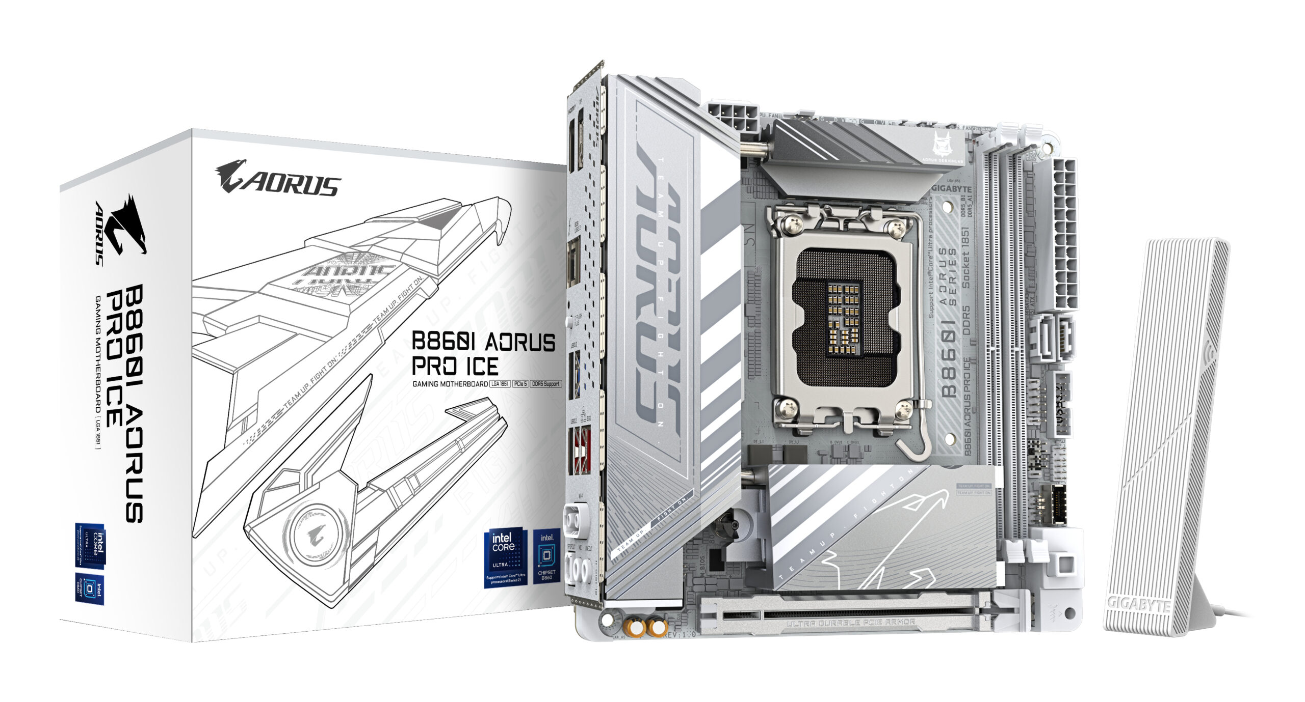 GIGABYTE B860I AORUS PRO ICE moederbord Intel B860 LGA 1851 (Socket V1) mini ITX