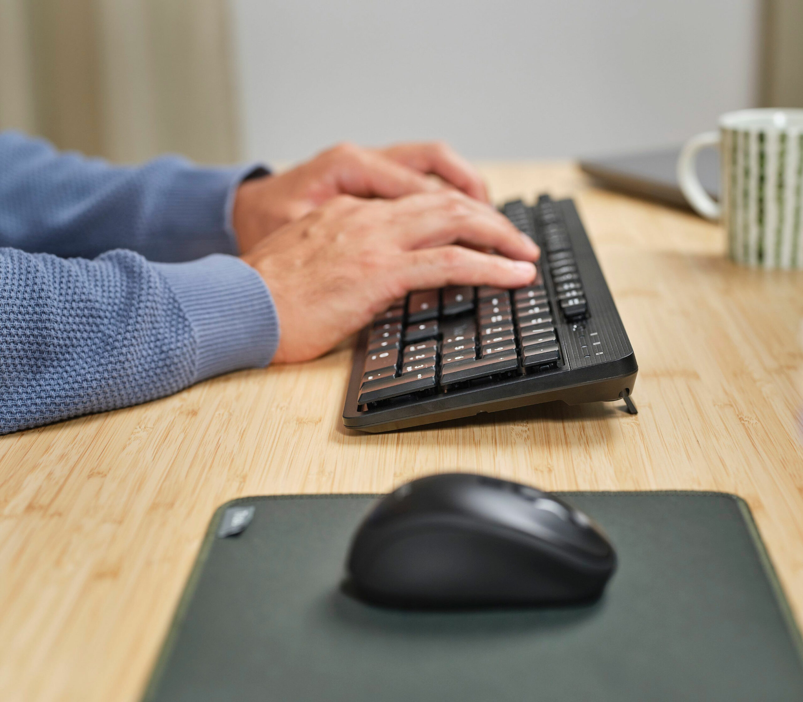 Trust TKM-360 toetsenbord Inclusief muis Kantoor RF Draadloos QWERTY Amerikaans Engels Zwart - Afbeelding 9