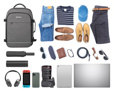 Manhattan 440370 laptoptas 43,9 cm (17.3") Rugzak Grijs - Afbeelding 6