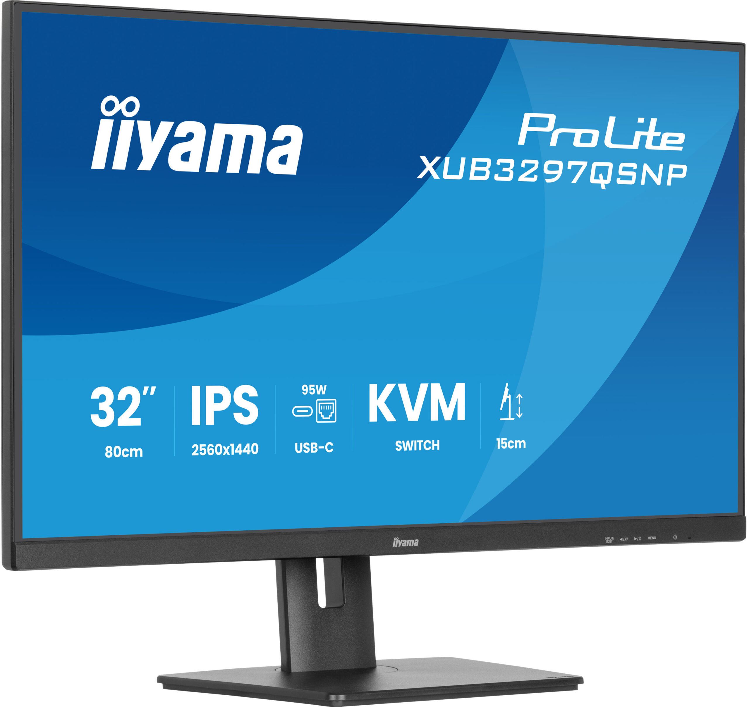 iiyama ProLite XUB3297QSNP-B1 computer monitor 81,3 cm (32") 2560 x 1440 Pixels Quad HD LED Zwart - Afbeelding 12