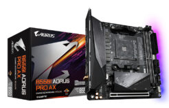 GIGABYTE B550I AORUS PRO AX moederbord AMD B550 Socket AM4 mini ITX
