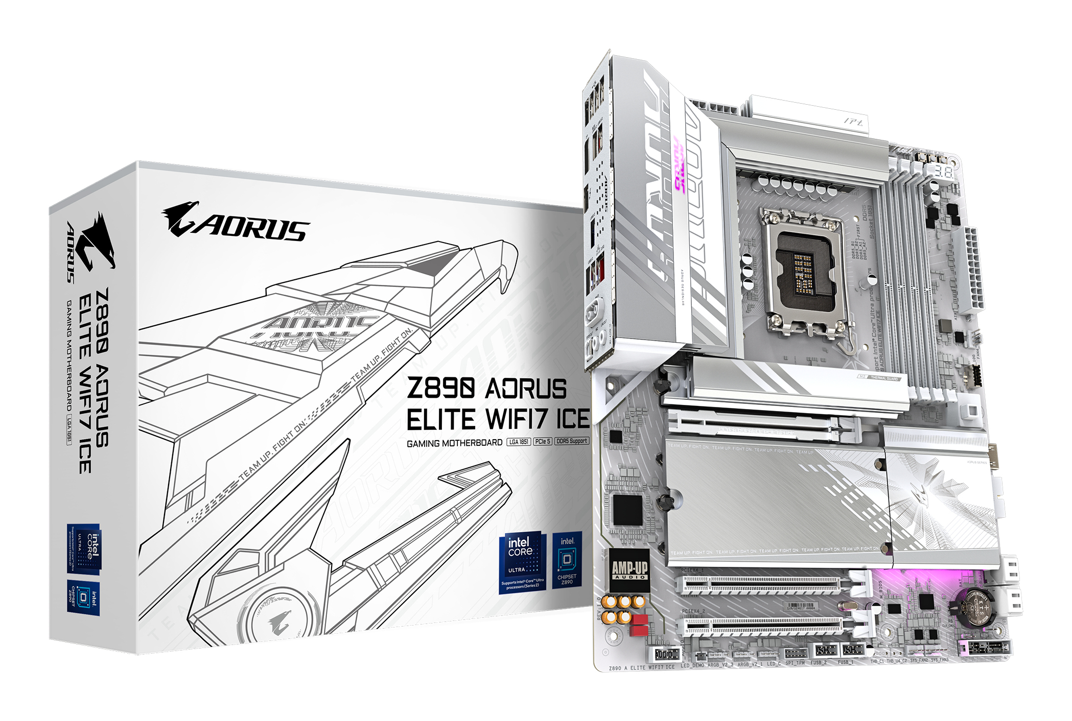 GIGABYTE Z890 AORUS ELITE WIFI7 ICE Intel Z890 LGA 1851 (Socket V1) ATX