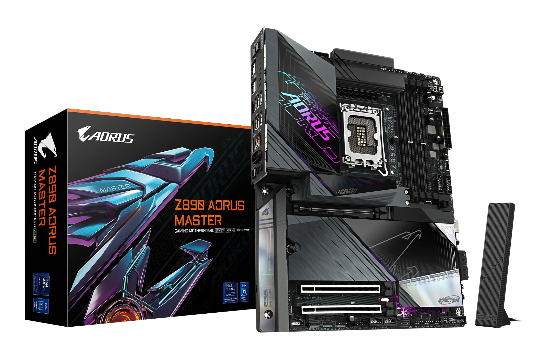 GIGABYTE Z890 AORUS MASTER moederbord Intel Z890 LGA 1851 (Socket V1) ATX - Afbeelding 2