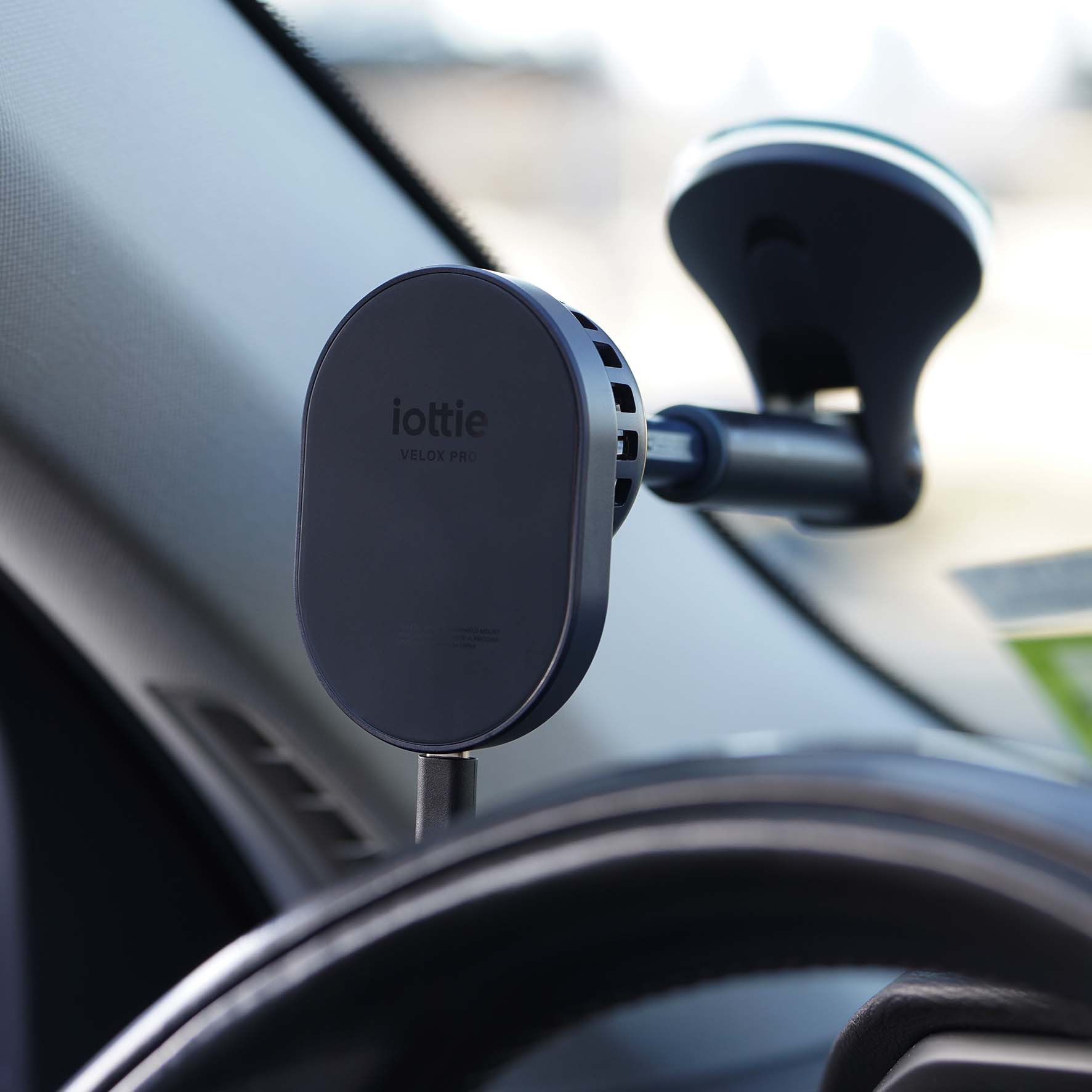 iOttie Velox Pro Wireless Dash/Windshield Mount Black - Afbeelding 6