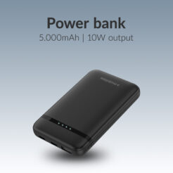 Mobilize Power Bank 5000mAh 10W Black