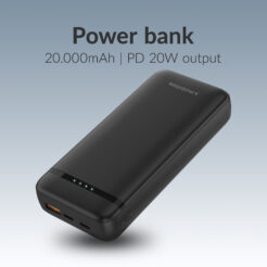 Mobilize Power Bank 20000mAh PD 20W Black