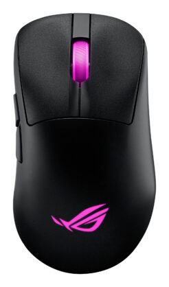 ASUS ROG Keris II Origin BLK muis Gamen Rechtshandig RF Wireless + Bluetooth + USB Type-A Optisch 42000 DPI