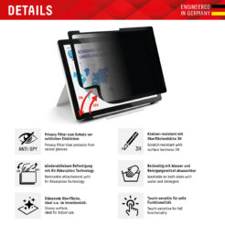 Displex 01984 schermbeschermer voor tablets Privacy-schermbeschermer Apple 1 stuk(s)