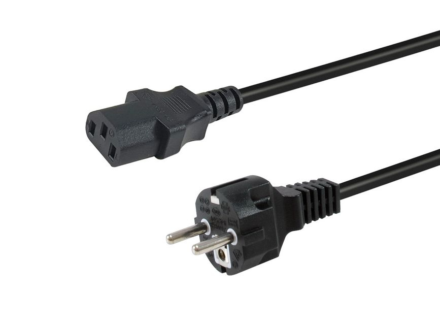 Equip 112111 electriciteitssnoer Zwart 3 m CEE7/7 IEC C13