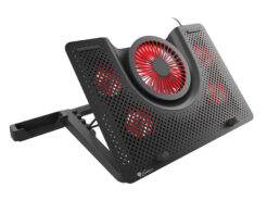GENESIS Oxid 550 laptop cooling pad 43,9 cm (17.3") 2800 RPM Zwart - Afbeelding 3