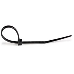 StarTech.com 1000-Pack 15cm Kabelbinders - 3,6mm Breed, 39 mm Bundeldiameter, 18kg Treksterkte, Zelfsluitende Snelbinders uit Nylon met Gebogen Punt, UL Listed, Zwart - TAA - Afbeelding 5