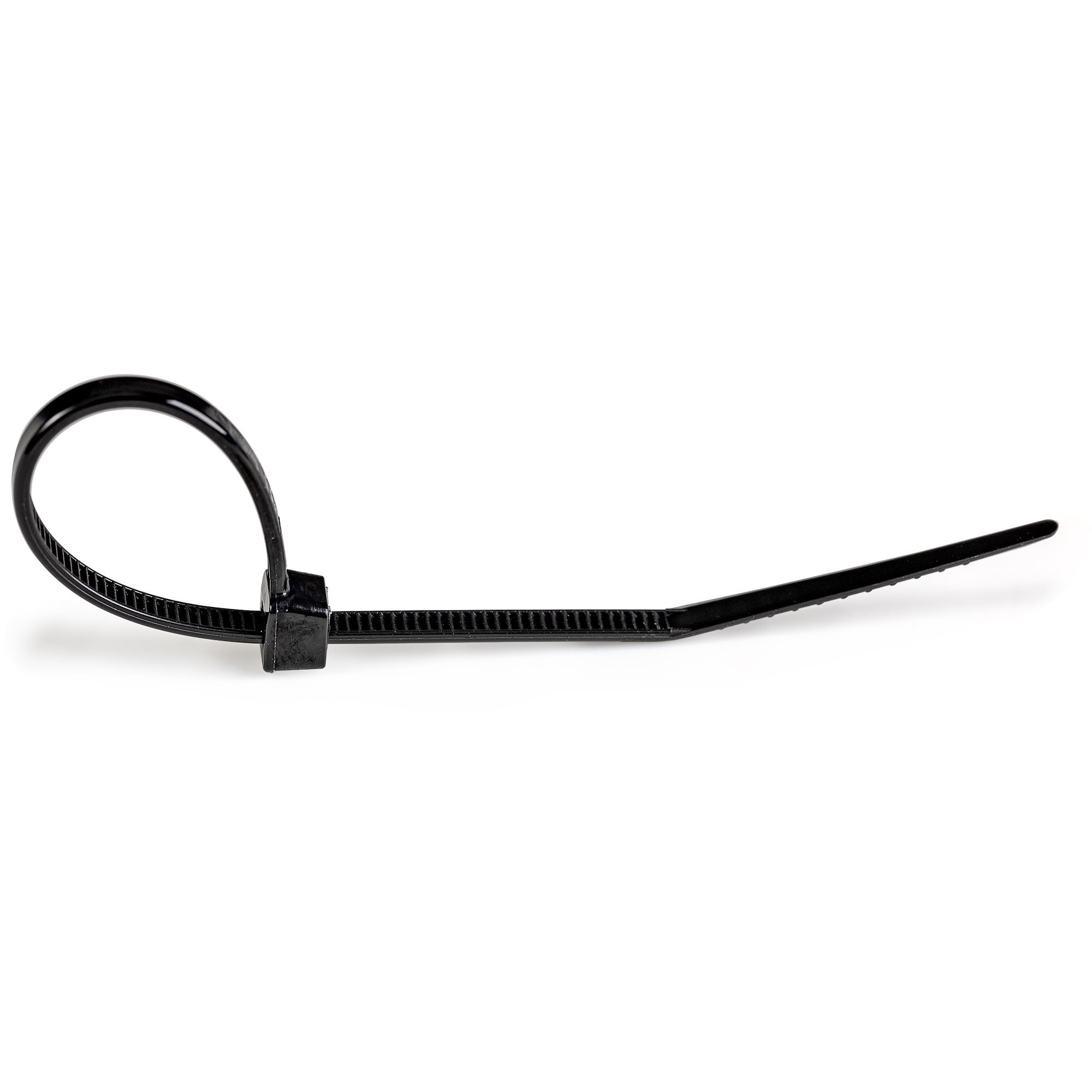 StarTech.com 1000-Pack 15cm Kabelbinders - 3,6mm Breed, 39 mm Bundeldiameter, 18kg Treksterkte, Zelfsluitende Snelbinders uit Nylon met Gebogen Punt, UL Listed, Zwart - TAA - Afbeelding 5