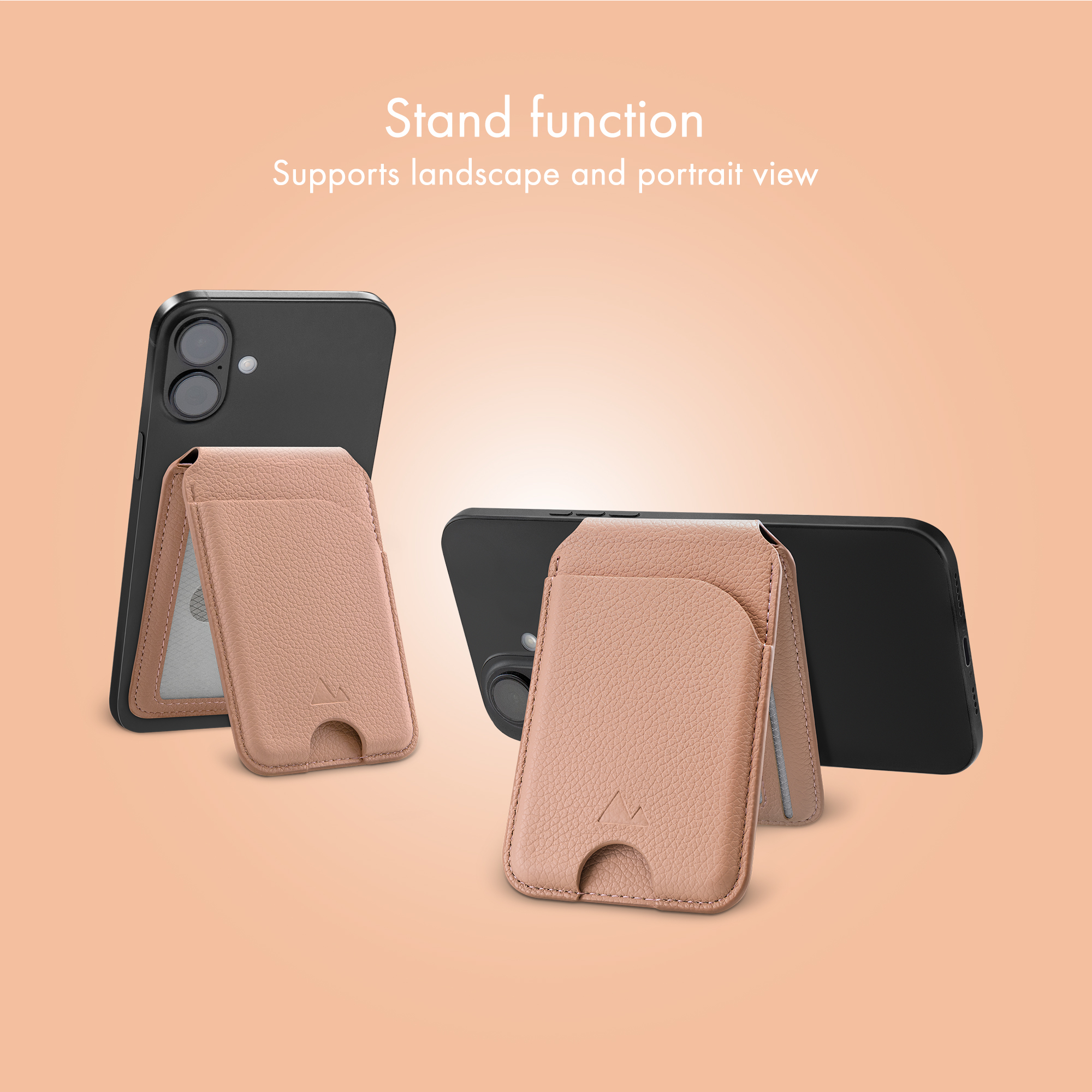 My Style MagSafe Compatible Magnet Card Holder with Stand Function Soft Pink - Afbeelding 4