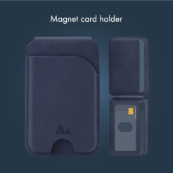 My Style MagSafe Compatible Magnet Card Holder with Stand Function Midnight Blue