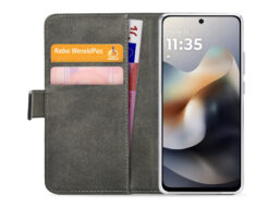 Mobilize Classic Gelly Wallet Book Case Motorola Moto G56 5G Black - Afbeelding 3