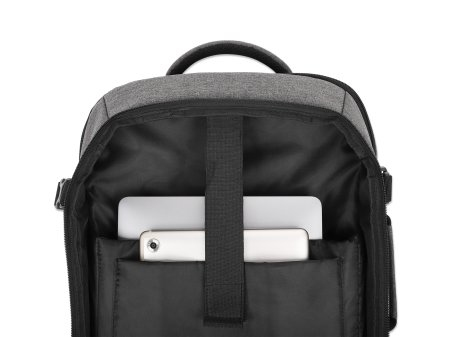 Manhattan 440370 laptoptas 43,9 cm (17.3") Rugzak Grijs - Afbeelding 4