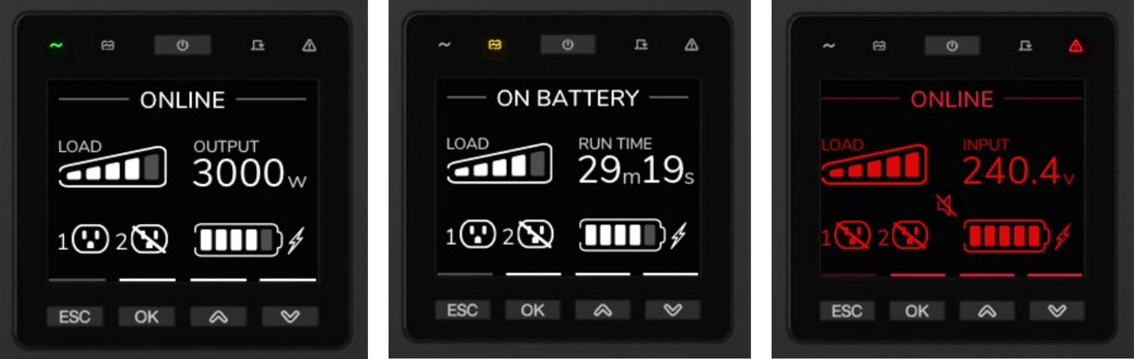 APC Smart-UPS On-Line SRTG10KXLI Noodstroomvoeding, 10kVA/W, 230V hardwired in&uit, 2x C19, 1x C13, NMC - Afbeelding 7
